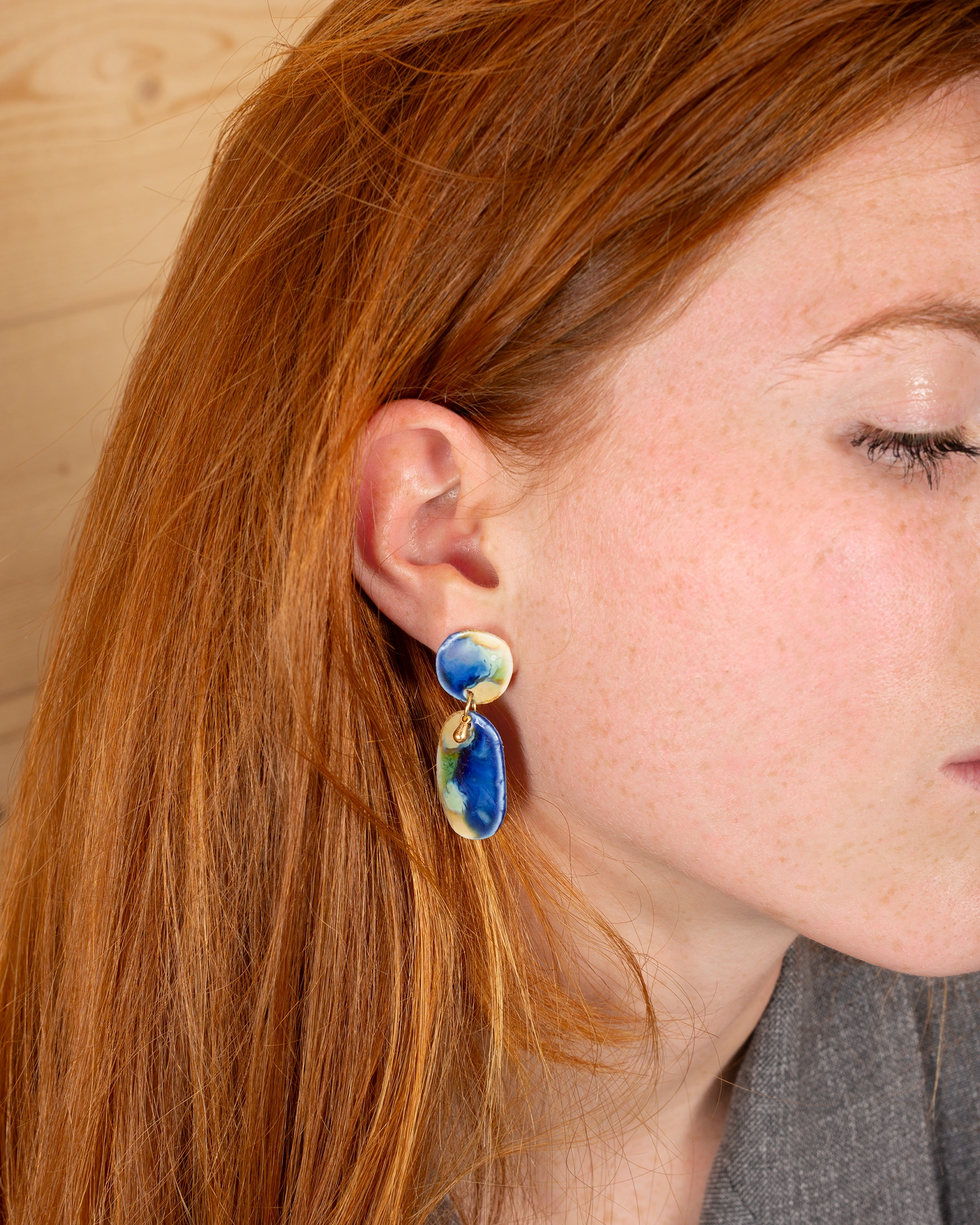 Duo Puce-Amande – Bleu / Vert