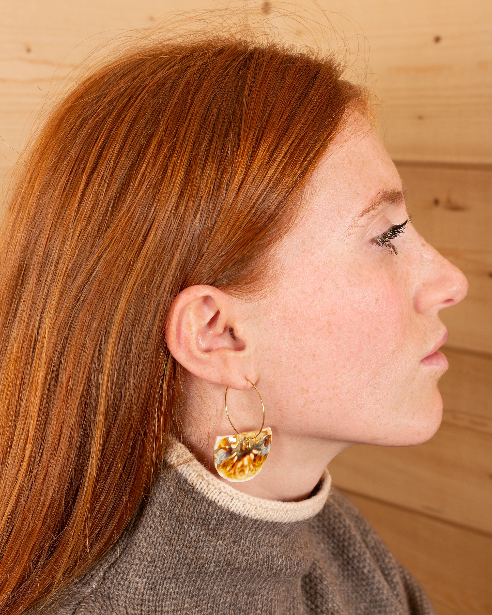 Demi-lune – Ocre foncé, Grande